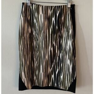 Diane Von Furstenberg DVF Size 4 Emma Mikado Wool Silk Blend Pencil Skirt Career